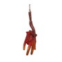 Mano cercenada de 30 cm con gancho ensangrentado para Halloween