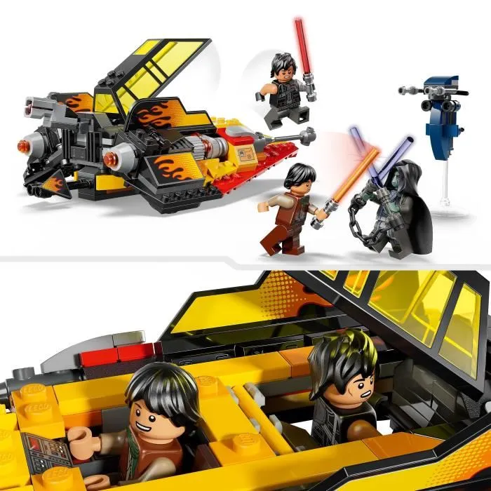Lego Star Wars 75414 Snowspeeder en Llamas Juguete de Construcción para Niños de 7 años