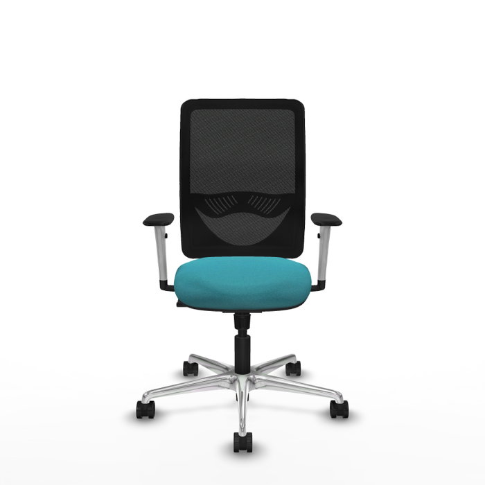PIQUERAS Y CRESPO Silla de oficina Zulema con mecanismo Sincro, Turquesa y Negro PIQUERAS Y CRESPO Silla de oficina Zulema con mecanismo Sincro, Turquesa y Negro