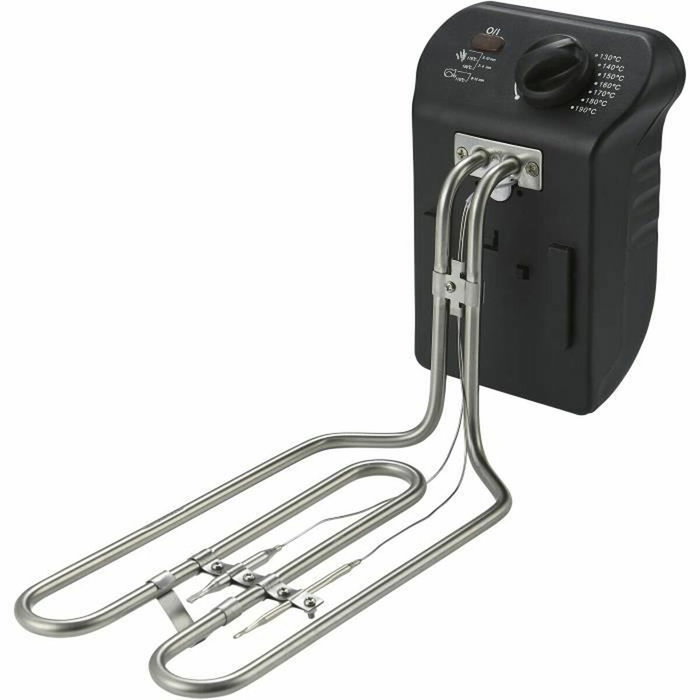 Continental Edison Freidora FR3IN2 de acero inoxidable, 3 L, 2000W