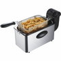 Continental Edison Freidora FR3IN2 de acero inoxidable, 3 L, 2000W