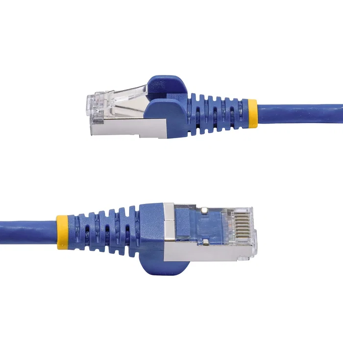 StarTech NLBL-3M-CAT8-PATCH Cable de Red Ethernet Cat8 S/FTP 3m Azul, Snagless, 25G/40G, 2000MHz, PoE++ 100W, Blindado, Conectores Chapados en Oro