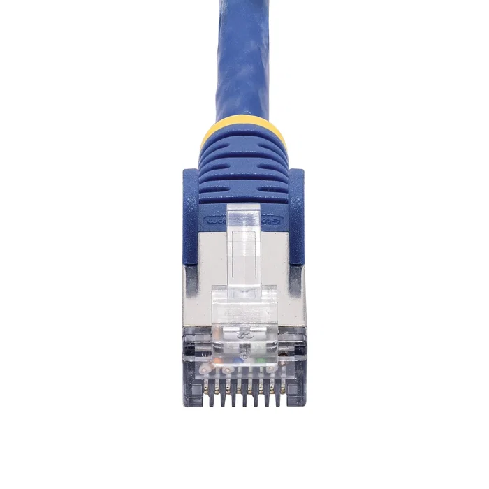 StarTech NLBL-3M-CAT8-PATCH Cable de Red Ethernet Cat8 S/FTP 3m Azul, Snagless, 25G/40G, 2000MHz, PoE++ 100W, Blindado, Conectores Chapados en Oro