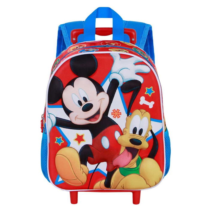 KARACTERMANIA Trolley 3D Star Mickey Disney 34cm Mochila Infantil con Ruedas