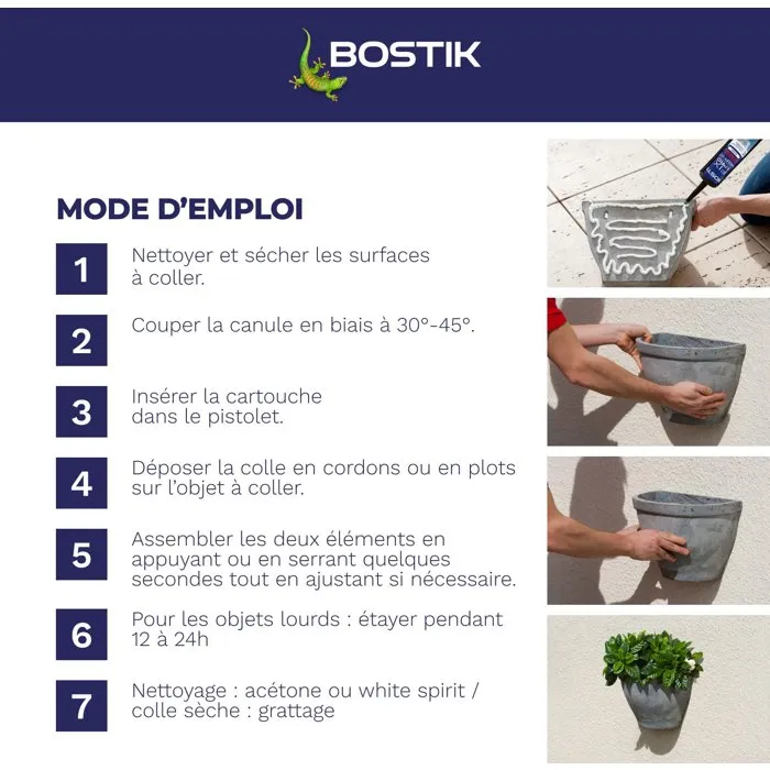 Bostik Fixpro MSP 117 Adhesivo Sellador Blanco 290 ml Bostik Fixpro MSP 117 Adhesivo Sellador Blanco 290 ml