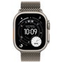 Apple MGHP4ZM/A Titan Milanaise Armband en Titanio para Apple Watch 44/45/46/49 mm, Color Natural, Tamaño de Banda M (155-185 mm)
