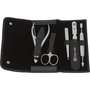 Zwilling Set de Manicura y Pedicura CLASSIC INOX de 5 piezas con estuche de cuero