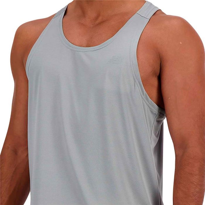 Camiseta de Tirantes Hombre New Balance Sport Essentials Singlet Gris 13-14 Años Camiseta de Tirantes Hombre New Balance Sport Essentials Singlet Gris 13-14 Años