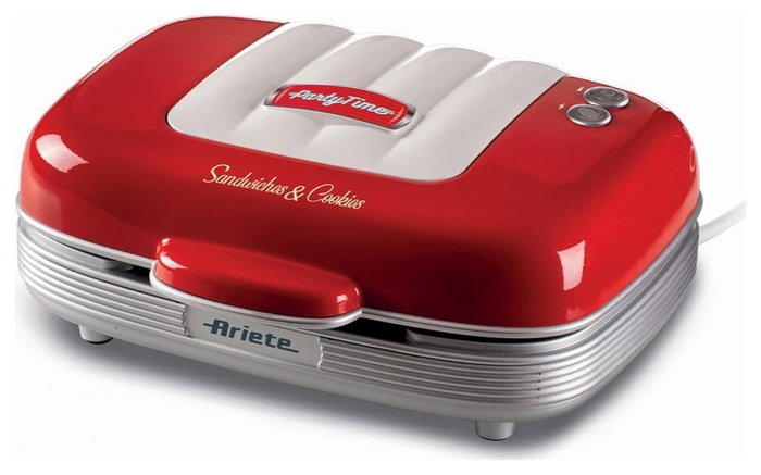 Ariete Sandwichera, Donuts y Cupcakes Party Time Roja Ariete Sandwichera, Donuts y Cupcakes Party Time Roja