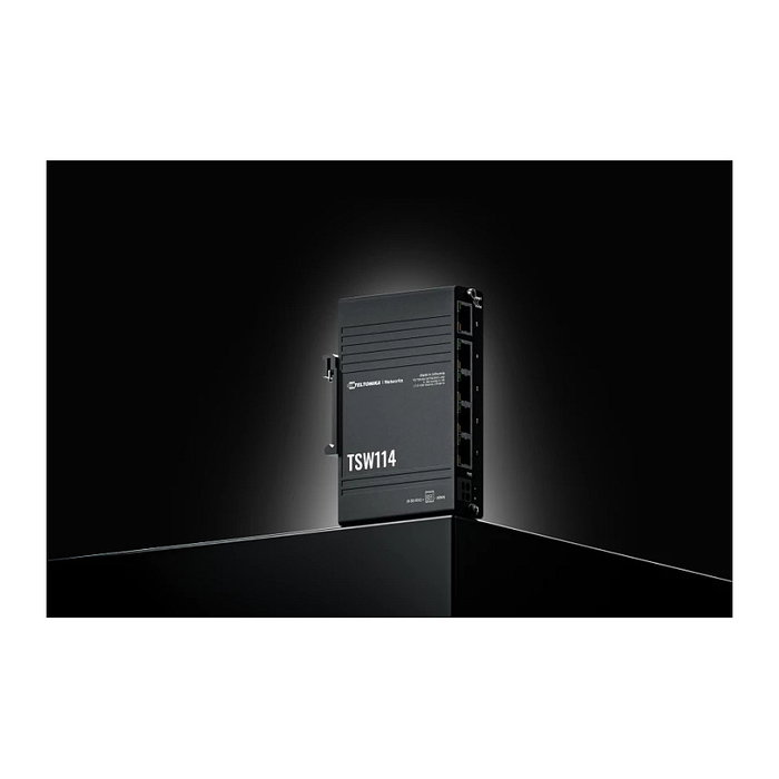 Teltonika TSW114 Switch de red industrial de 5 puertos Gigabit Ethernet