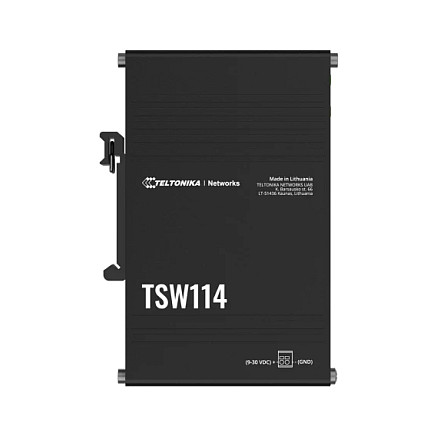 Teltonika TSW114 Switch de red industrial de 5 puertos Gigabit Ethernet