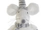 DKD Home Decor Figura Ratón Blanco Gris Poliéster 17 x 36 x 17 cm