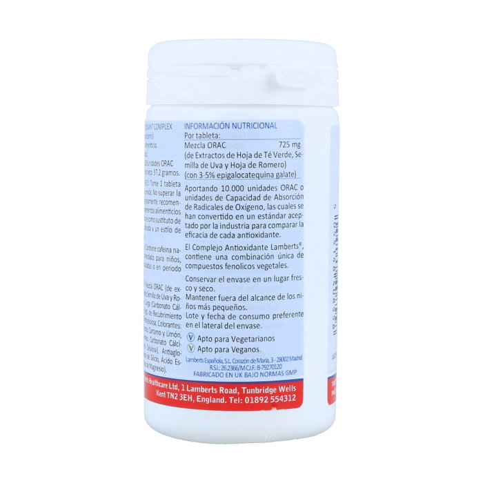 Lamberts Complejo Antioxidante Alta Potencia 60 Tabletas