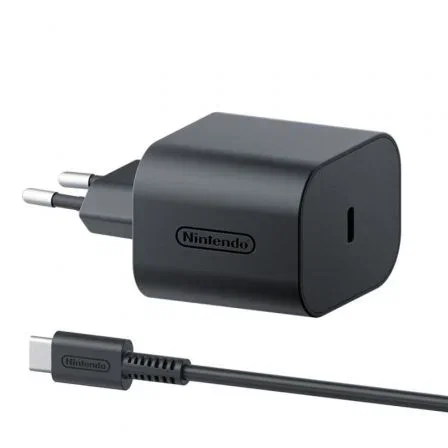 Nintendo CARGA N-SWITCH 2 Cargador de Pared Adaptador de Corriente para Nintendo Switch 2 Nintendo CARGA N-SWITCH 2 Cargador de Pared Adaptador de Corriente para Nintendo Switch 2