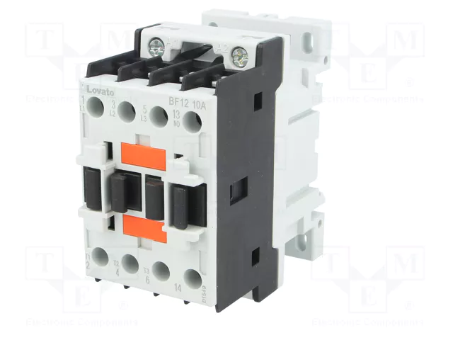 LOVATO ELECTRIC BF1210A230 Contactor 3-polar 12A 230VAC