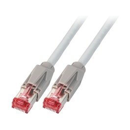 EFB Elektronik Patchkabel RJ45 Cat.6a S/FTP LSZH 3m Gris