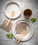 Algon Set de 24 Platos Biodegradables de 17.5 cm Quali