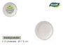 Algon Set de 24 Platos Biodegradables de 17.5 cm Quali