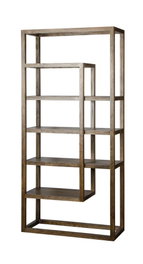 DKD Home Decor Estantería Colonial 42 x 210 x 100 cm Madera de Olmo 1 kg
