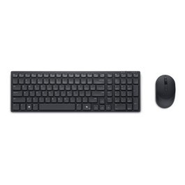 Dell Pro KM555 Teclado y Ratón Silencioso, QWERTZ Alemán, Negro