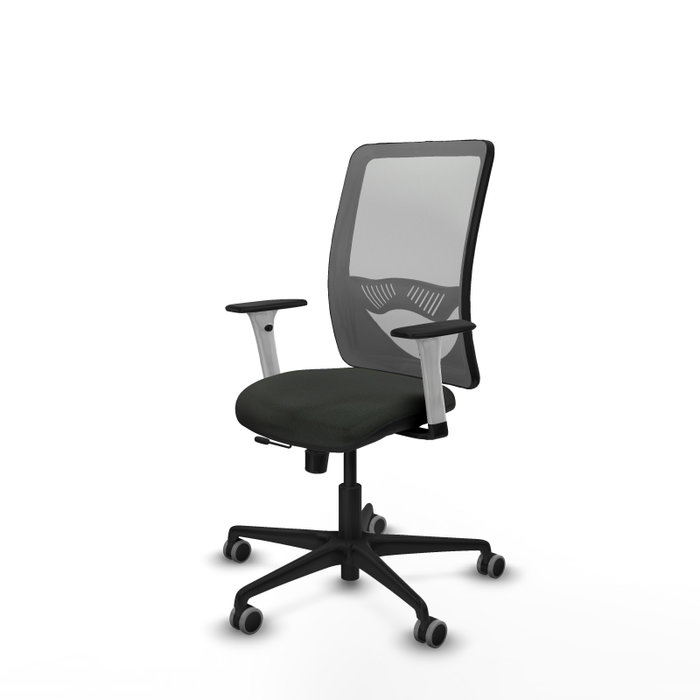 PIQUERAS Y CRESPO Silla de oficina Zulema con mecanismo Sincro/Traslack, Negro y Gris PIQUERAS Y CRESPO Silla de oficina Zulema con mecanismo Sincro/Traslack, Negro y Gris