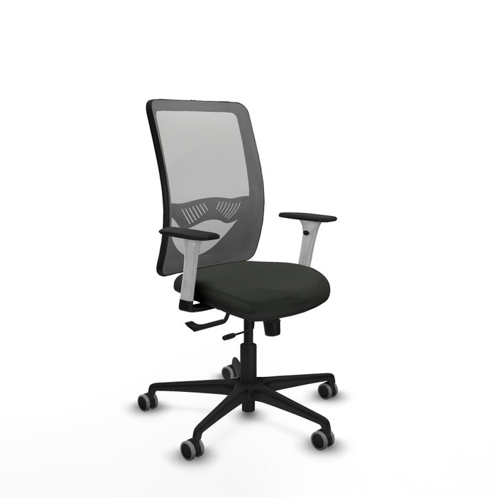 PIQUERAS Y CRESPO Silla de oficina Zulema con mecanismo Sincro/Traslack, Negro y Gris PIQUERAS Y CRESPO Silla de oficina Zulema con mecanismo Sincro/Traslack, Negro y Gris