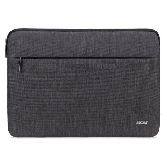 Acer Funda Protectora con Bolsillo Frontal para Portátil 14", Resistente al Agua - Gris Oscuro Acer Funda Protectora con Bolsillo Frontal para Portátil 14", Resistente al Agua - Gris Oscuro