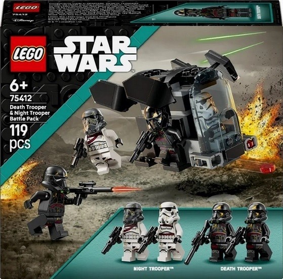 LEGO Star Wars 75412 Pack de Batalla de Soldados de la Muerte contra Soldados de la Noche LEGO Star Wars 75412 Pack de Batalla de Soldados de la Muerte contra Soldados de la Noche