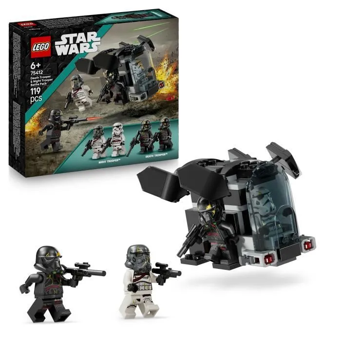 Lego Star Wars Pack de Batalla de Soldados de la Muerte contra Soldados de la Noche 75412 - Juguete para Niños 6+ Años Lego Star Wars Pack de Batalla de Soldados de la Muerte contra Soldados de la Noche 75412 - Juguete para Niños 6+ Años