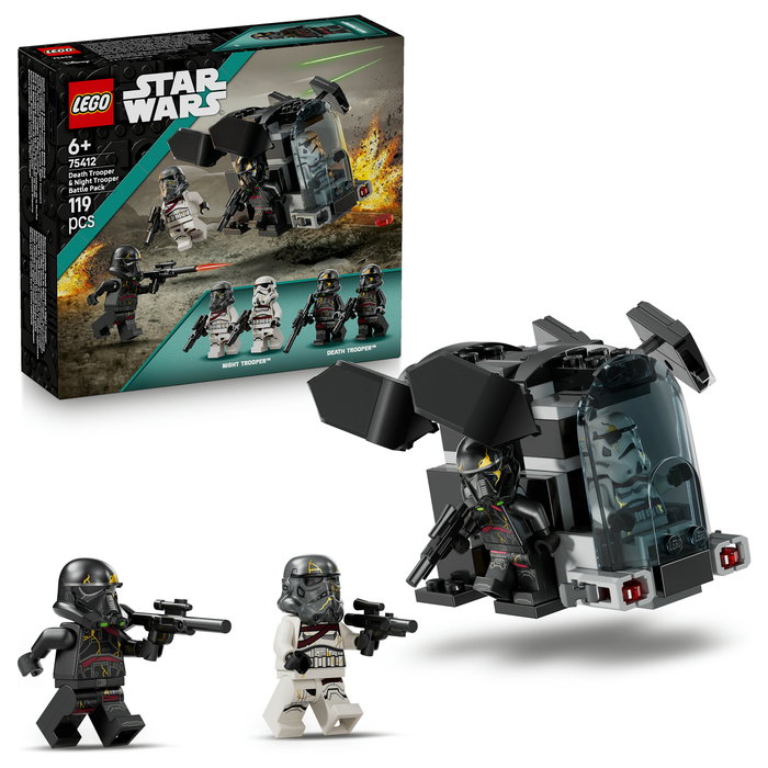 LEGO Star Wars 75412 Pack de Combate Soldado de la Muerte y Soldado de la Noche LEGO Star Wars 75412 Pack de Combate Soldado de la Muerte y Soldado de la Noche