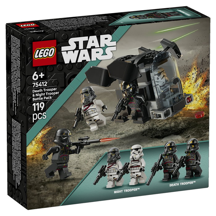 LEGO Star Wars 75412 Pack de Combate Soldado de la Muerte y Soldado de la Noche LEGO Star Wars 75412 Pack de Combate Soldado de la Muerte y Soldado de la Noche