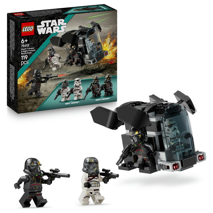 LEGO Star Wars 75412 Pack de Combate Soldado de la Muerte y Soldado de la Noche LEGO Star Wars 75412 Pack de Combate Soldado de la Muerte y Soldado de la Noche