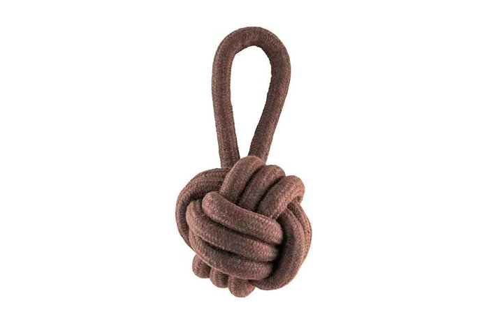 Freedog Pelota con Asa Strong Marrón 13 x 25cm Freedog Pelota con Asa Strong Marrón 13 x 25cm
