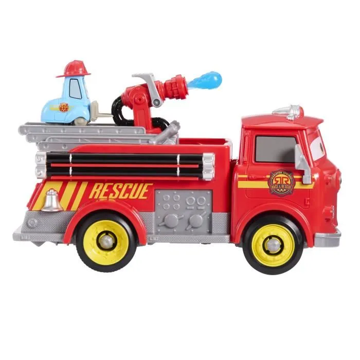 Cars Disney Camión de bomberos Red & Guido - Conjunto de vehículo y accesorios