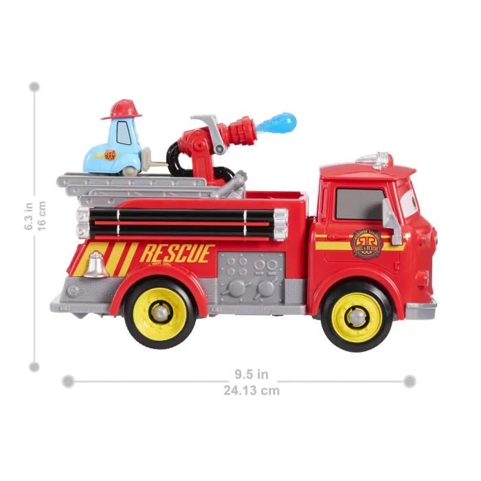 Cars Disney Camión de bomberos Red & Guido - Conjunto de vehículo y accesorios