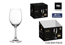 La Mediterranea Copa de Vino Cristal Aline 35cl
