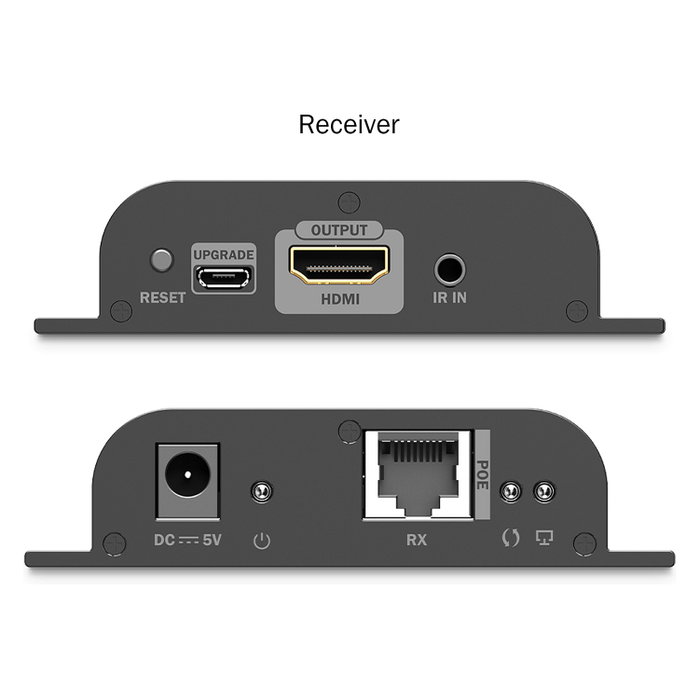 Digitus DS-55353 Extender Set HDMI IP PoE 4K/60Hz negro