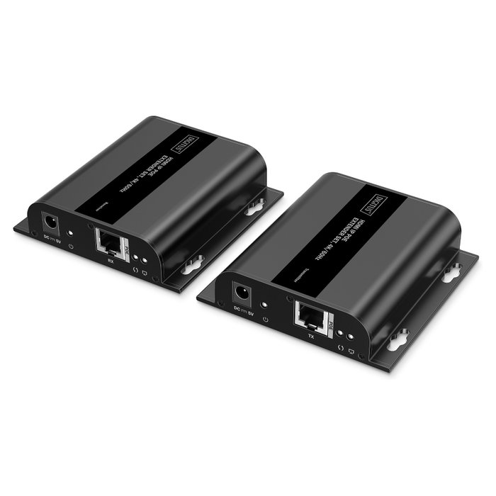 Digitus DS-55353 Extender Set HDMI IP PoE 4K/60Hz negro
