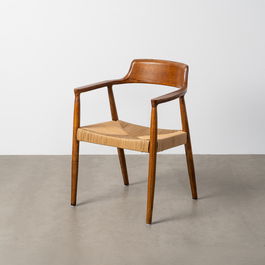 Silla Marrón Madera 57 X 57 X 78 cm