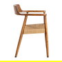 Silla Marrón Madera 57 X 57 X 78 cm (Set de 2)