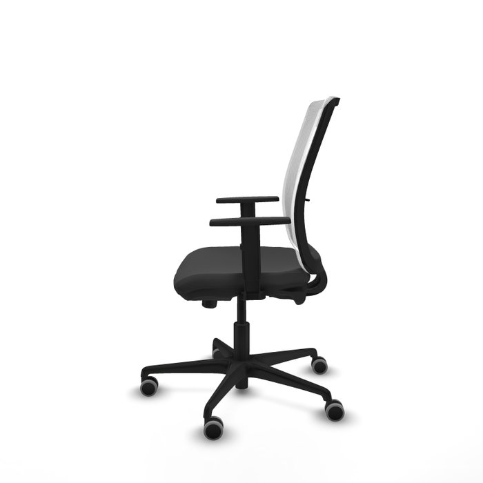PIQUERAS Y CRESPO Silla de oficina Haches Gris oscuro y Blanco