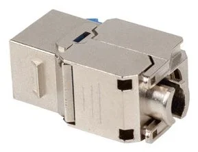 Lanberg KSFA-3000 Módulo de conector de red Cat6a FTP RJ45 Azul/Plata