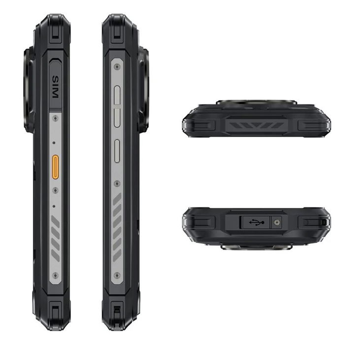 Cubot KingKong Power 3 Smartphone Rugerizado 6.72'' FHD+ 120Hz, 100MP Cámara, 10200 mAh, Android 14, 6/12GB RAM, 256GB, Dual SIM, Negro