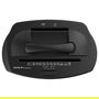 GENIE Trituradora de Papel 580 XCD Plus, Corte Cruzado 5x18 mm, 10 Hojas, Destruye CDs y Tarjetas, Negro