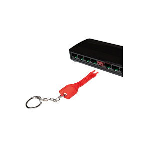 LogiLink Kit de Bloqueo para Puertos RJ45 con 1 Llave y 10 Bloqueos