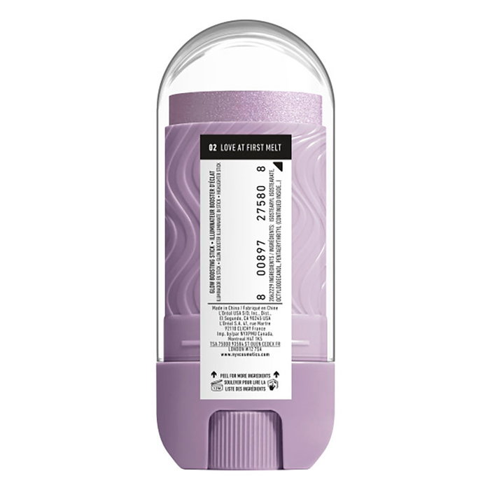 NYX Professional Make Up Buttermelt Stix Glow Boosting Stick #Love At First Melt - Iluminador Sedoso 5g con Manteca de Cupuaçu y Aceite de Coco