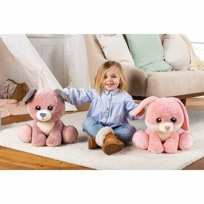 Gipsy Toys Peluche Puppy Eyes Pets Perro rosa y gris 40 CM Gipsy Toys Peluche Puppy Eyes Pets Perro rosa y gris 40 CM