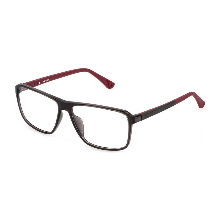Montura de Gafas Hombre Police V1975-54N66M Marrón ø 54 mm Montura de Gafas Hombre Police V1975-54N66M Marrón ø 54 mm