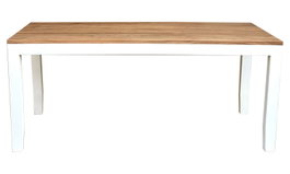 DKD Home Decor Mesa de Comedor Mango 200x100x80 para 8 Personas