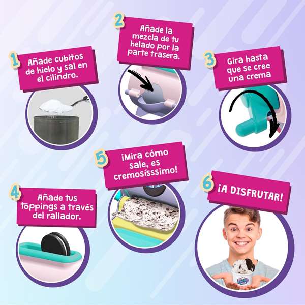 Bizak Juego Heladississimo Personaliza Helados Incluye Tarrina Cuchara y Libro de Recetas Español Bizak Juego Heladississimo Personaliza Helados Incluye Tarrina Cuchara y Libro de Recetas Español